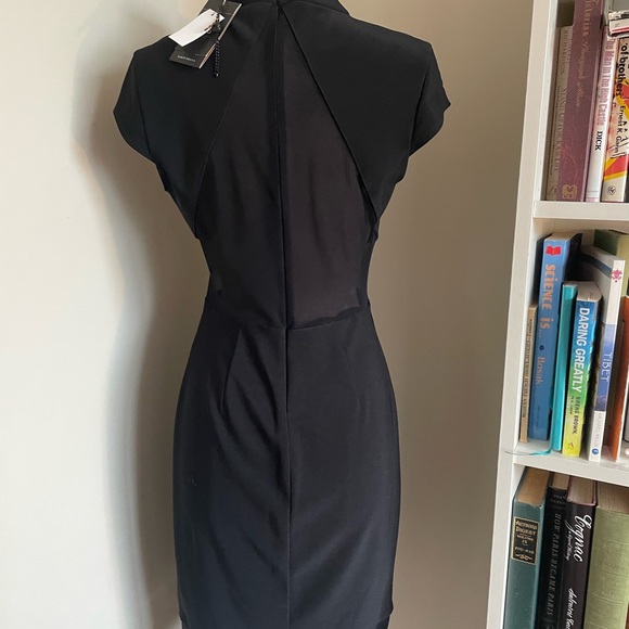 Bodycon Dress with Fine Mesh Details - Picture 6 of 12